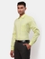 Men Contemporary Fit Solid Medium Green Shirt