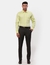 Men Contemporary Fit Solid Medium Green Shirt