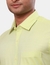Men Contemporary Fit Solid Medium Green Shirt