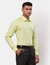Men Contemporary Fit Solid Medium Green Shirt