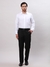 Men Regular Fit Self Design White Shirt