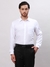 Men Regular Fit Self Design White Shirt