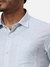 Men Slim Fit Checkered Medium Petrol Shirt