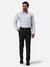 Men Slim Fit Checkered Medium Petrol Shirt
