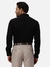 Men Slim Fit Solid Black Shirt