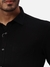 Men Slim Fit Solid Black Shirt