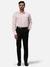 Men Regular Fit Solid Light Red Shirt