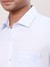 Men Contemporary Fit Self Design Medium Blue Shirt