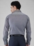 Men Slim Fit Solid Dark Grey Shirt