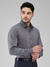 Men Slim Fit Solid Dark Grey Shirt