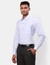 Men Contemporary Fit Checkered Medium Blue Shirt