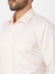 Men Contemporary Fit Self Design Light Orange Shirt