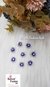 Blue Glam Bead Sequin Buttons