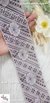 Cyber Grape Golden Bloom Geometric Embroidery Lace