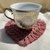 Macrame Heart Coaster