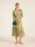 GREEN MARGO LONG DRESS