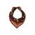 Leather Hang Tag Printed Silk Bandana