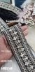 Black Floral Zari Embroidery Lace