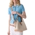 Deco Canvas Crossbody Tote Bag