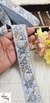 Light Grey Glitter Bloom Floral Embroidery Lace