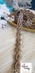 Glittering Black Waves Embroidered Trim