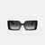 Rivet Oversized Square Sunglasses