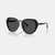Maxi Sculpted C Oversized Round Sunglasses