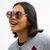Maxi Sculpted C Oversized Round Sunglasses