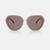 Maxi Sculpted C Oversized Round Sunglasses