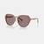 Maxi Sculpted C Oversized Round Sunglasses