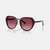 Maxi Sculpted C Oversized Round Sunglasses
