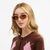 Quilted Rectangle Sunglasses