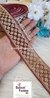 Gemstone Garden Maroon Embroidered Trim