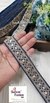 Golden Sequin With Zari Splendor Navy Blue Borders Laces