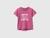T-shirt with print and embroidery