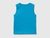 Organic cotton tank top with logo print