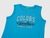 Organic cotton tank top with logo print