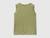 Organic cotton tank top with logo print