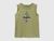 Organic cotton tank top with logo print