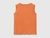 Organic cotton tank top with logo print