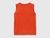 Organic cotton tank top with logo print