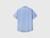 Short sleeve shirt in pure linen