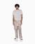 Regular Fit All Over Logo Cotton Crewneck T-Shirt