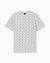 Regular Fit All Over Logo Cotton Crewneck T-Shirt