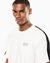 Natural VENTUS7 T-Shirt With Contrasting Logo