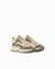Microsuede and Mesh Lace Up Sneakers