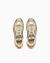 Microsuede and Mesh Lace Up Sneakers