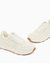 Round Toe Mesh Sneakers  With Branded Heel Tab And Rubber Sole