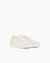 Round Toe All Over Logo Sneakers With Suede Inserts