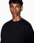 Regular Fit Cotton Crewneck Sweatshirt With Monochromatic Logo Tape